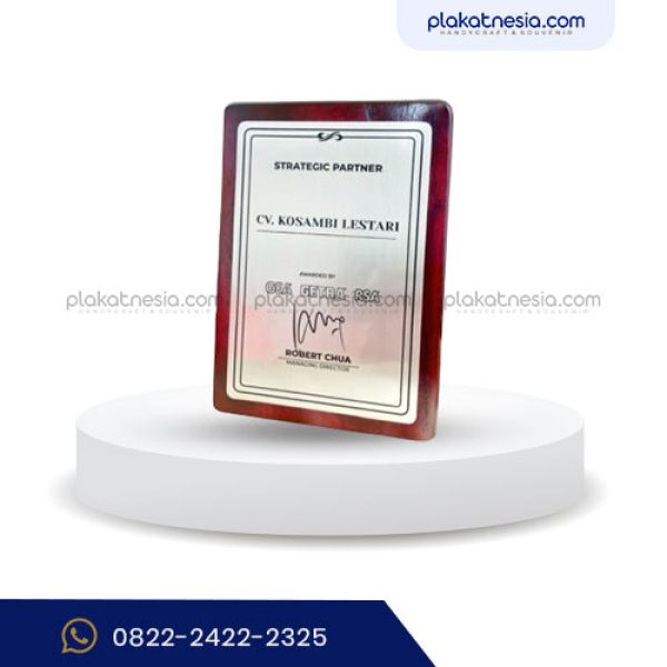 Plakat Kayu Penghargaan (PC-31)